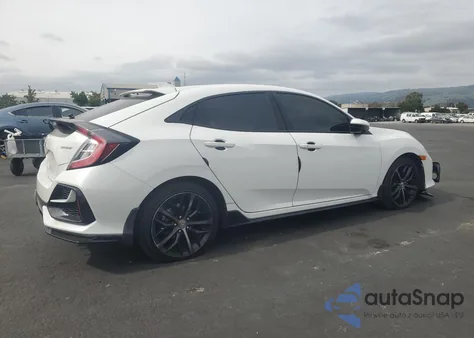 2021 Honda Civic Sport из США, поврежденный, VIN SHHFK7H4XMU426059